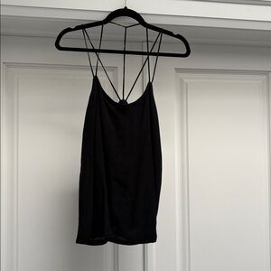 BELLA LUXX Strappy Black Camisole Tank Top - Going Out Top